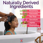 Fairy Tales Rosemary Repel Shampoo, 12 fl oz. & Conditioning Spray, 8 fl oz. Duo Kids Like the Smell, Lice Do Not