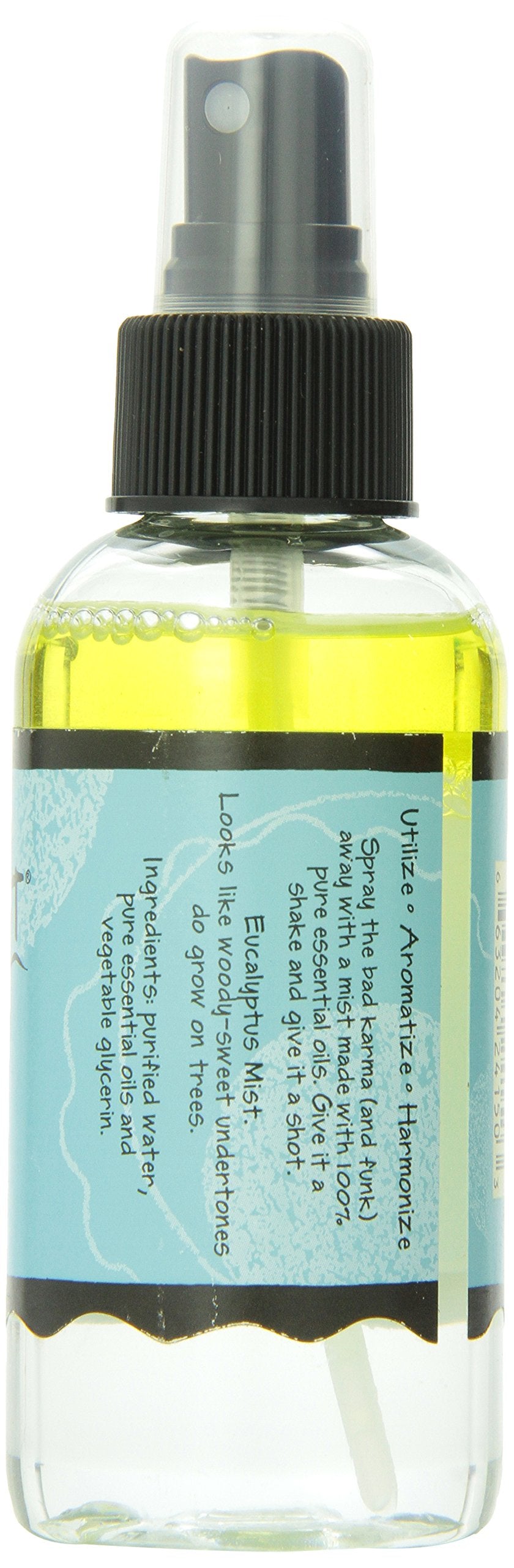 Indigo Wild Zum Mist Aromatherapy Spray, Eucalyptus, 4 Fluid Ounce