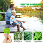 Mosquito Repellent Stickers 300 Pcs, DEET Free Mosquito Patches with 3 Pack Individually Wrapped Mosquito Repellent Bracelets fo