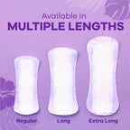 Always Anti-Bunch Xtra Protection, Panty Liners for Women, Extra Long Length, Unscented, 68 Count