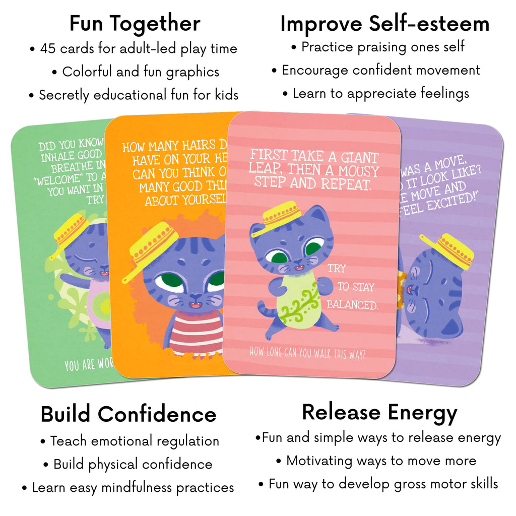 Empowerment Cards for Kids - 45 Action Packed and Fun Exercises