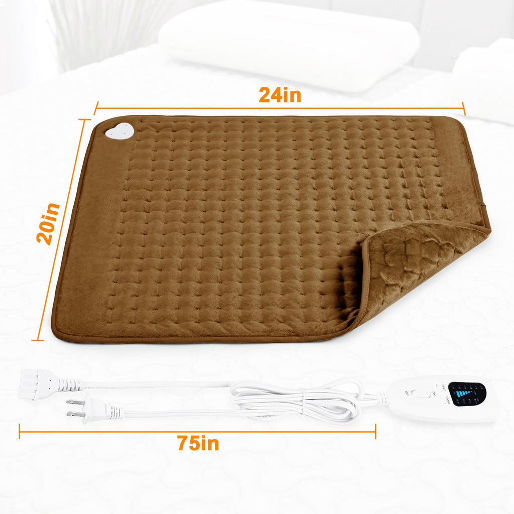 Heating Pad-Electric Heating Pads for Back,Neck,Abdomen,Moist Heated Pad for Shoulder,Knee,Hot Pad for Arms and Legs,Dry&Moist H