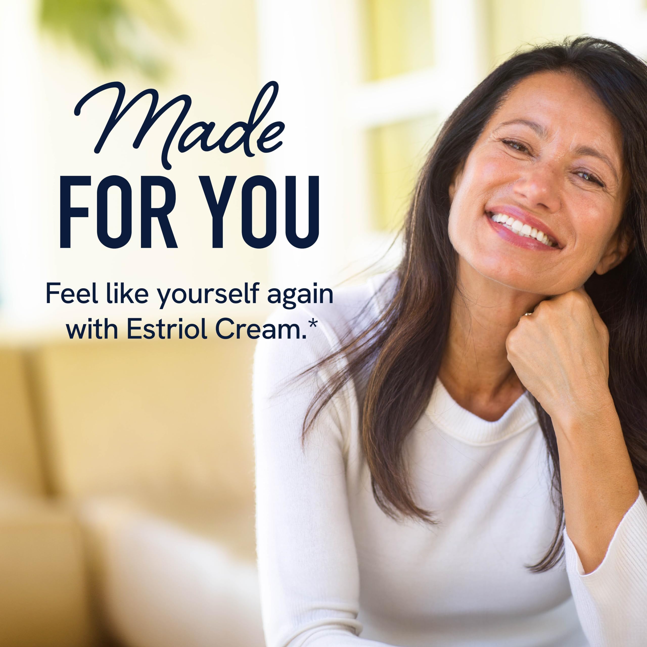 Estrogen Estriol Cream | USP Micronized Estriol 175mg | Bioidentical Menopause & Menstrual Support | Soy, Gluten, Dairy, Cruelty