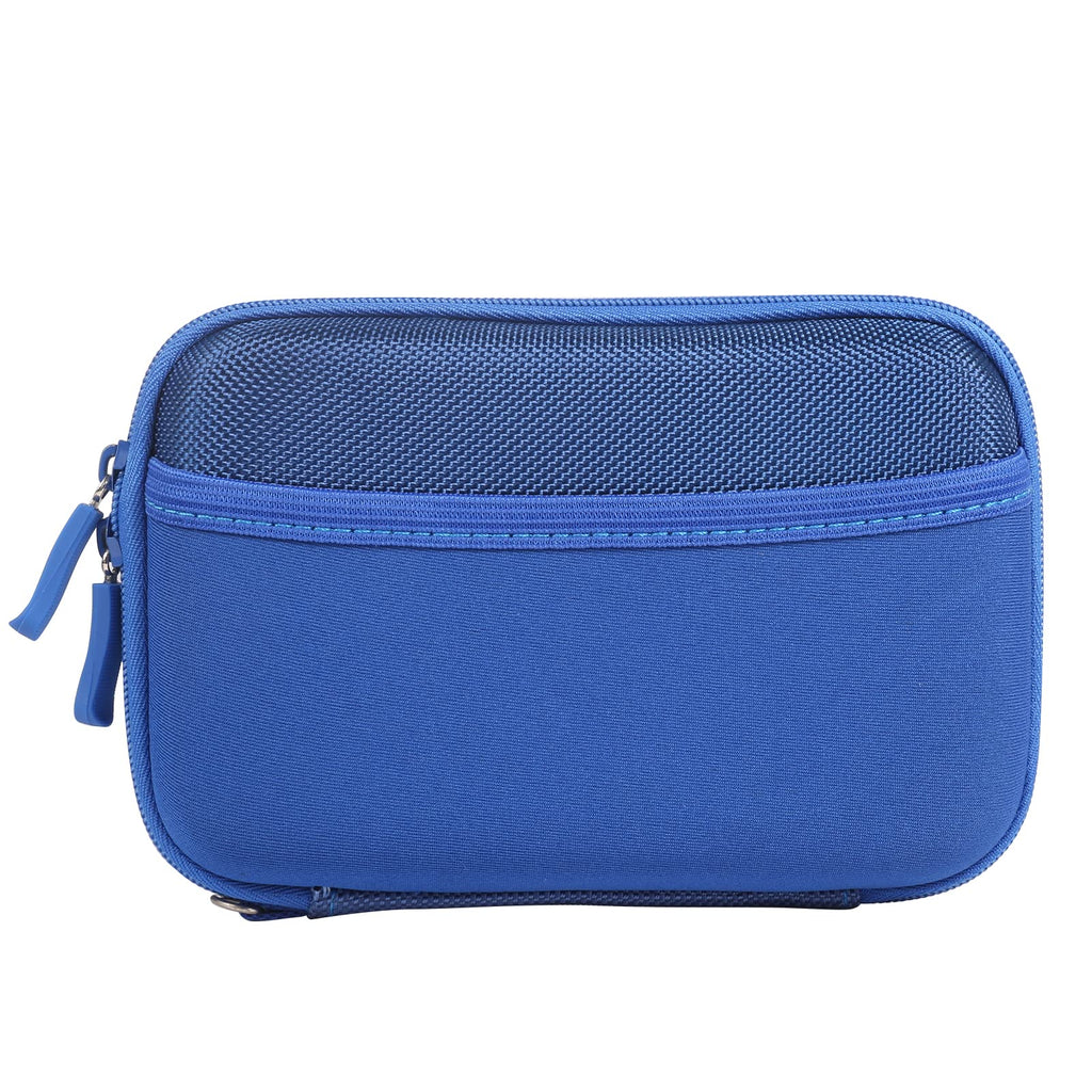 AWDO Hard Shell Diabetic Supplies Travel Case Organizer Bag for Blood Glucose Meter, Blood Sugar Test Strips, Lancets, Syringes,