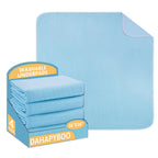 DAHAPYBOO Washable Underpads, 36x36 4 Pack Incontinence Bed Pads, Heavy Absorbency Reusable for Elderly, Kids, Adults and Pets, 