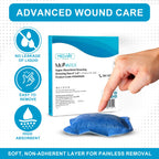 MedVance Super Absorbent Dressing, Non-Adhesive Pads for Wound Care, for Pressure Ulcers & 1st/2nd Degree Burns, Superior Moistu
