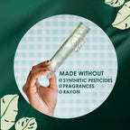 L. Organic Cotton Tampons - Regular 42 Count x 2 Packs (84 Count Total) (Packaging May Vary)