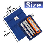 FRIO Large Cooling Wallet - Insulin Cooler for 45+ Hours of Stress Free On The Go Cooler Bag - No Ice, No Stress (Blue)