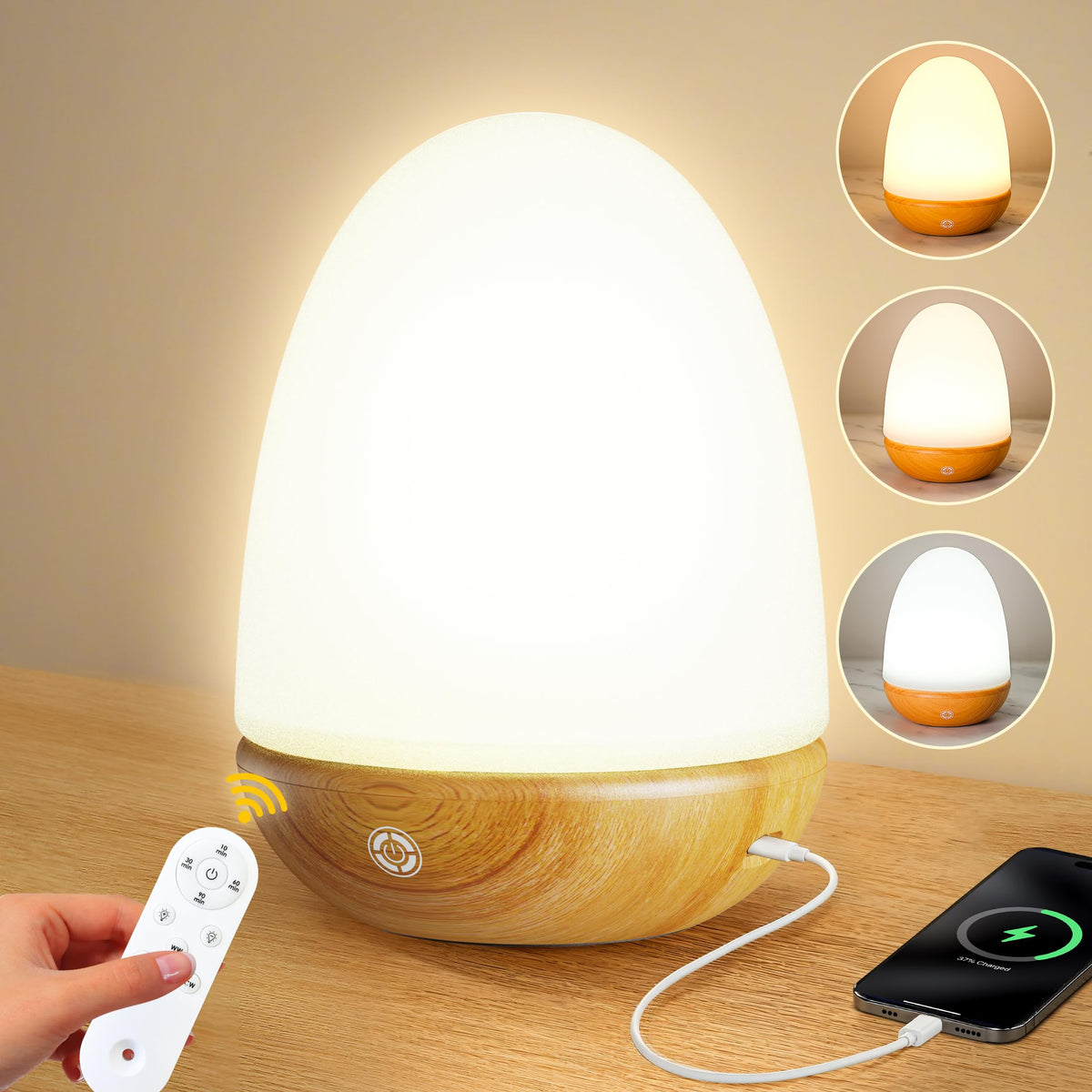 OYADISIIOP 10000 Lux Light Therapy Lamp, Sun Lamp with Remote, Stepless Dimmable, 3 Color Temperature, 4 Timer, Full Spectrum Su