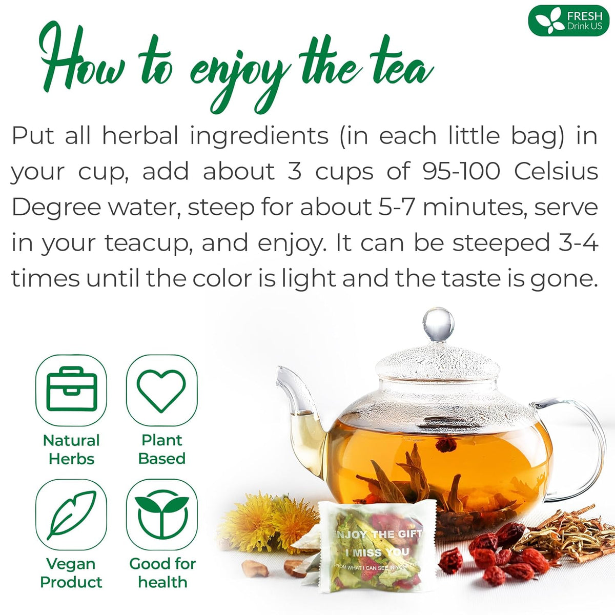 Oil Reducing Tea, Oil Cleansing for Liver, 10 Herbal Ingredients, Traditional Recipe Tea for Liver, 100% Natural, Easy Brewing, Steep Repeatedly (Tea Bags/ Tea Packs)