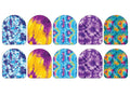 Glucomart Fabic Stickers for Omnipod (10 Count) - Maximum Strength Pod Stickers, Waterproof (Tie Dye Variety Pack) (Omnipod Stic
