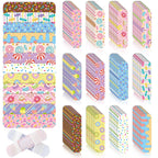 Panelee 120 Pcs Kids Bandages Bulk Cute Cartoon Flexible Waterproof Breathable Bandages Strip Protect Cuts and Scrapes for Girls