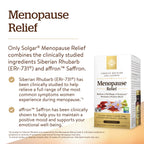 Solgar Menopause Relief - 30 Tablets - Helps Relieve Hot Flashes, Exhaustion, Irritability, Sleep Disturbances & More - Promotes