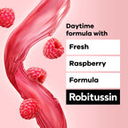 Robitussin Adult Maximum Strength Cough + Chest Congestion DM Max (4 fl. oz. Bottle), Cough Suppressant & Expectorant, Raspberry