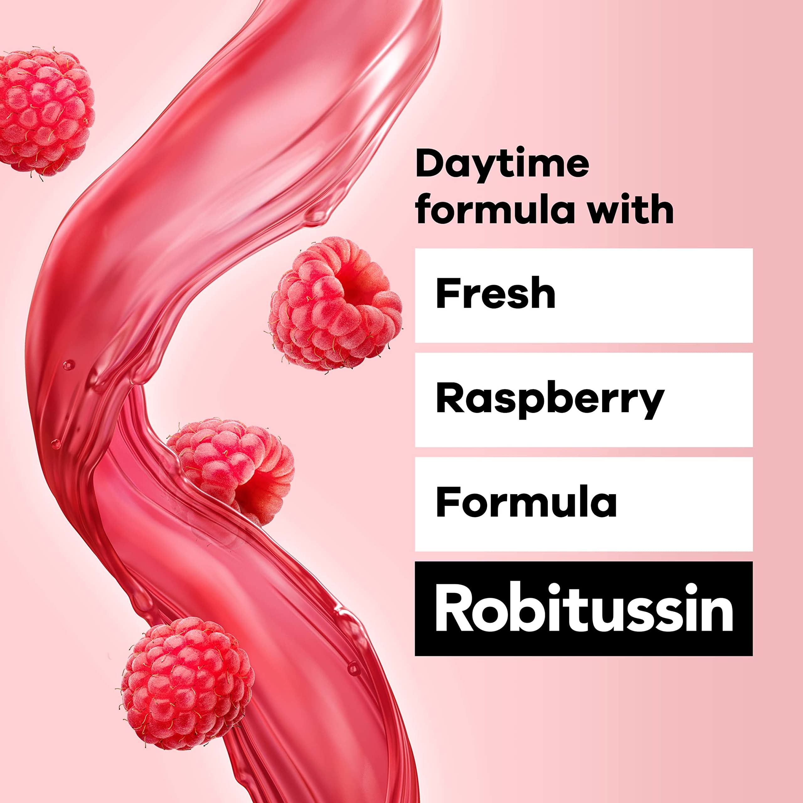 Robitussin Adult Maximum Strength Cough + Chest Congestion DM Max (4 fl. oz. Bottle), Cough Suppressant & Expectorant, Raspberry