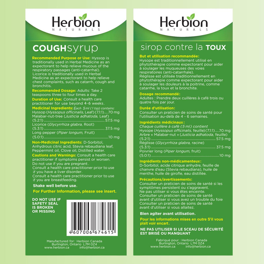Herbion Naturals Throat Syrup, 5 Ounce