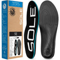 SOLE Active Thick Shoe Insoles - Orthotic Arch Support Inserts for Plantar Fasciitis Relief and Comfort - Mens Size 9/Womens Siz