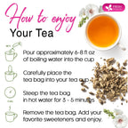 Premium Marshmallow Root and Leaf Tea Bags, 100% Natural & Pure.
