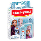 Elastoplast Disney Frozen Assorted Sizes (20 Pieces), Coloured First Aid Plasters for Children, Kids Plasters with Frozen Desig