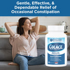 Colace Regular Strength Stool Softener, 100 mg Capsules, 250 Count, Docusate Sodium Stool Softener for Gentle, Dependable Relief