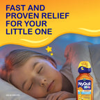 Vicks Kids NyQuil Honey Cold & Cough + Congestion Relief for Nighttime Sneezing, Runny Nose, Nasal Congestion & Cough, Flavored