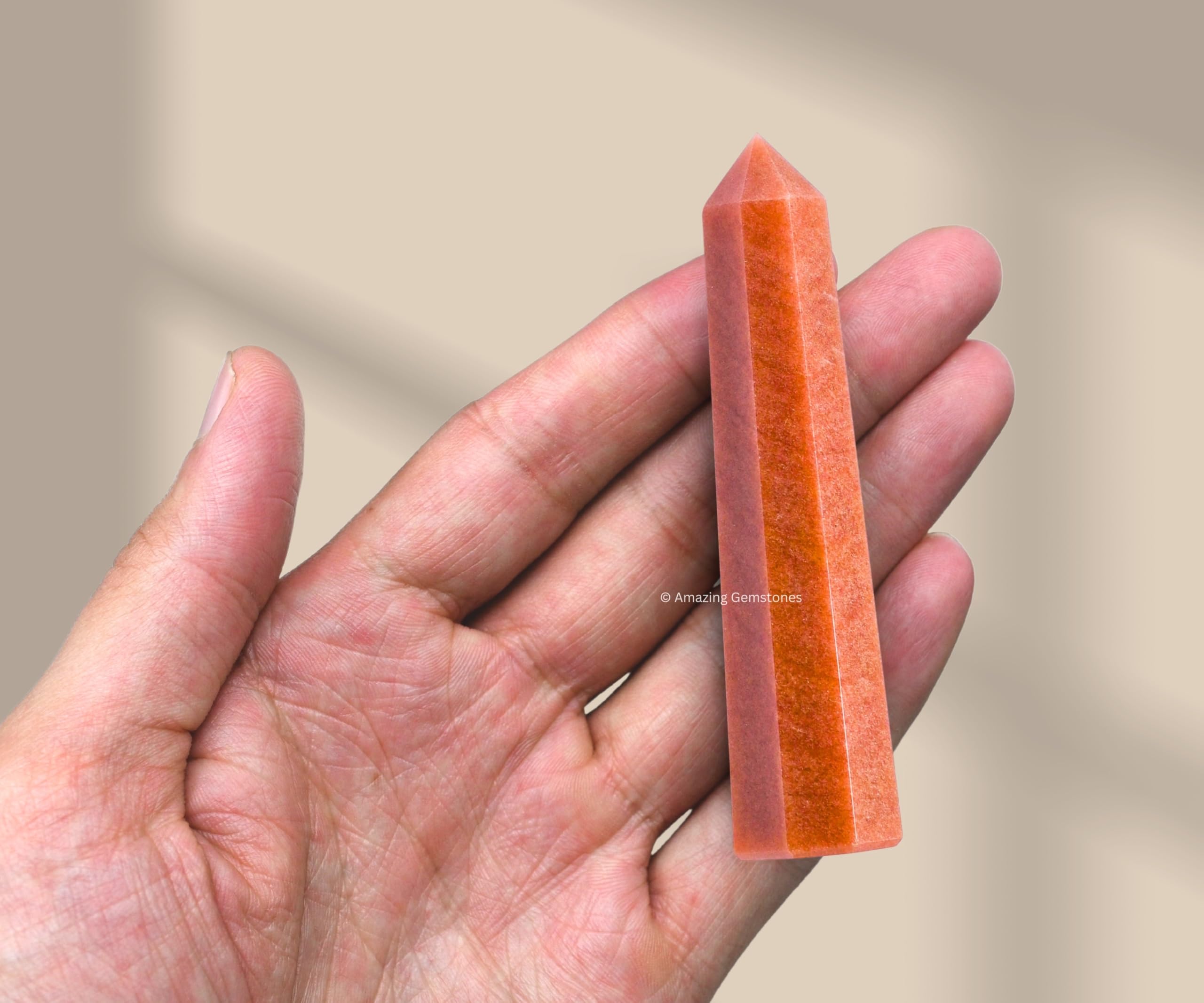 Chocolate Jasper Crystal Towers ~ Natural Healing Crystal Point Obelisk for Reiki Healing and Crystal Grid (3'' to 4'' INCH)