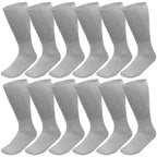 Falari Diabetic Socks Men Unisex Size 10-13 Grey 63-2030-12PAIRS