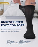 Pembrook Diabetic Socks for Men and Women - Non Binding Socks Women | Neuropathy Socks for Men and Neuropathy Socks for Women |