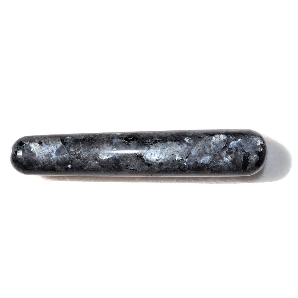 Charged 4 Larvikite Crystal Massage Wand (Very GROUNDING & Protective Reiki Healing Energy)