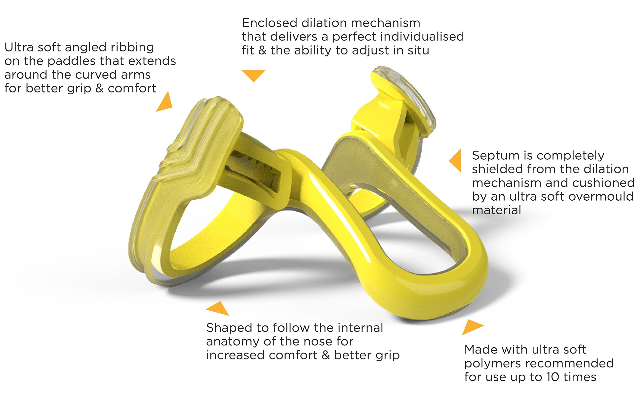 Rhinomed Turbine Nasal Dilator for Athletic Breathing | Large 3pk | Improves Airflow During Exercise | Nasal Dilators for Exerci