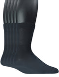 Yomandamor Men's 5 Pairs Quarter Diabetic/Dress Socks With Seamless Toe and Non-binding Top