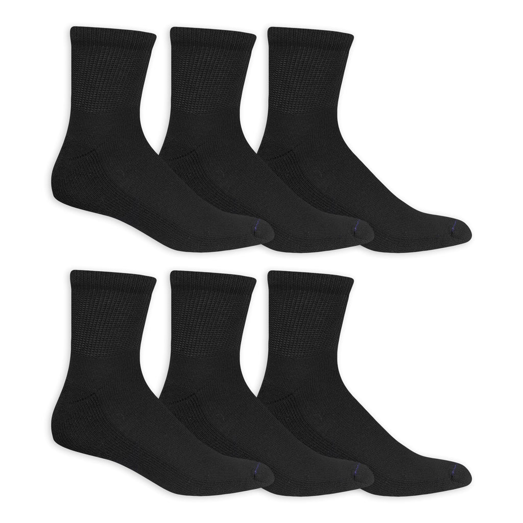 Dr. Scholl's Men's Diabetes & Circulator Sock, Black, 13-15 US
