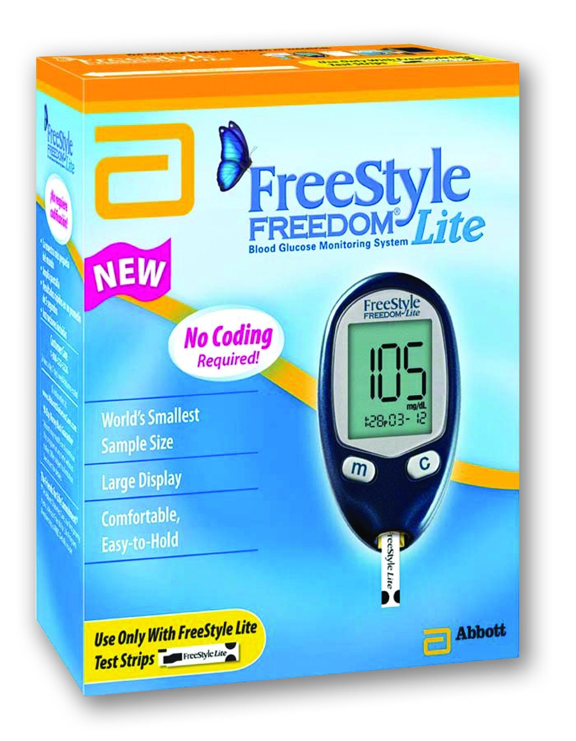 FreeStyle Freedom Lite Blood Glucose Monitoring System - 1 ct