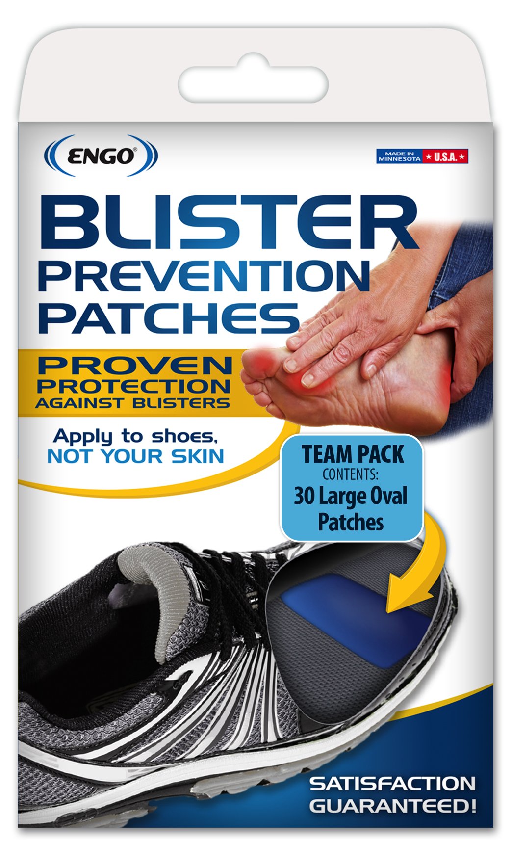 ENGO Blister Prevention Patches Oval Patches (Large Oval, 30, Count)