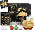 Aovila Cancer Gifts for Women Cancer Tea Light Holder Candle Holder Crystals Birthstones Gift Box Set Zodiac Astrology Gifts Bir