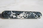 Charged 4 Orbicular Granite (Volcanic) Crystal Massage Wand + Selenite Charging Heart Included (Healing Energy/Increase Protecti