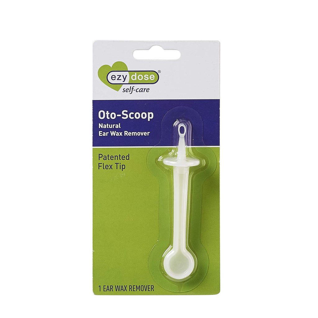 EZY DOSE Earwax Removal Tool, Gentle Ear Cleaning System with Flexible Oto-Scoop Tip, Safe & BPA-Free Cleaner for Adults & Kids,