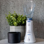 Crane x HALLS Corded Personal Steam Inhaler for Sinus, Congestion, Cough, & Cold Relief, Vapor Pad Compatible, White