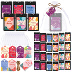 Frienda 24 Set Mini Hand Sanitizer Spray Bulk Christmas Thank You Hand Sanitizer Travel Size with Appreciation Cards Gift Bags P