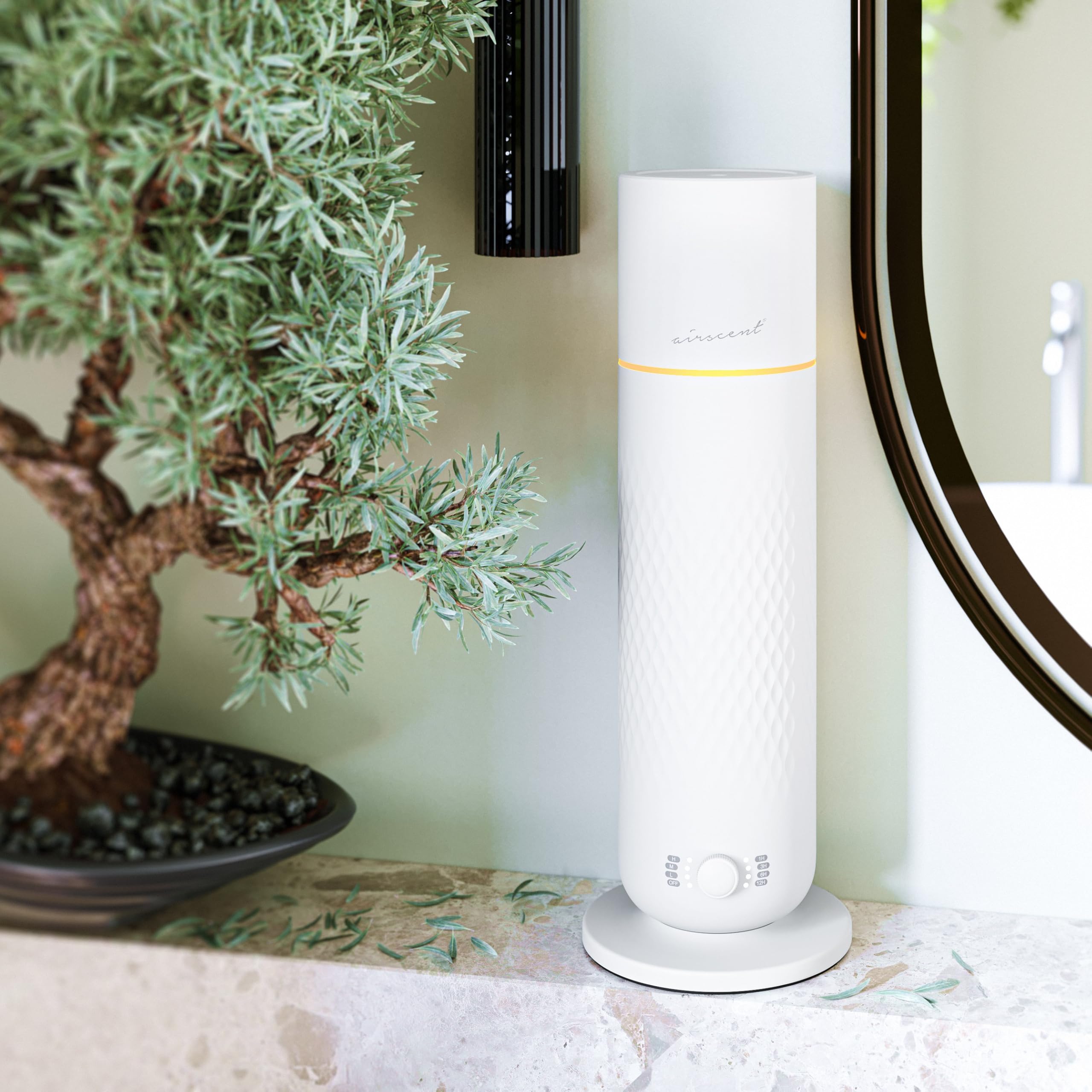 The AirScent Waterless Diffuser - Cold Air Scent Diffuser Oil Machine for Homes, Offices, Hotels and Spas - Fragrance Oil Aromat
