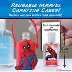 Evergreen Research Disney Store Marvel Hand Sanitizer Holder Set - Pack of 4, Travel Size, Refillable and Portable Sanitizers w/