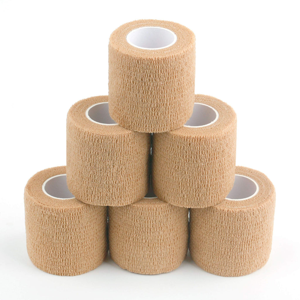 Cohesive Bandage Wrap, Self Adhesive Medical Tape,Vet Wrap, Athletic Elastic Stretch Band, self Adhesive, Flexible, Breathable &