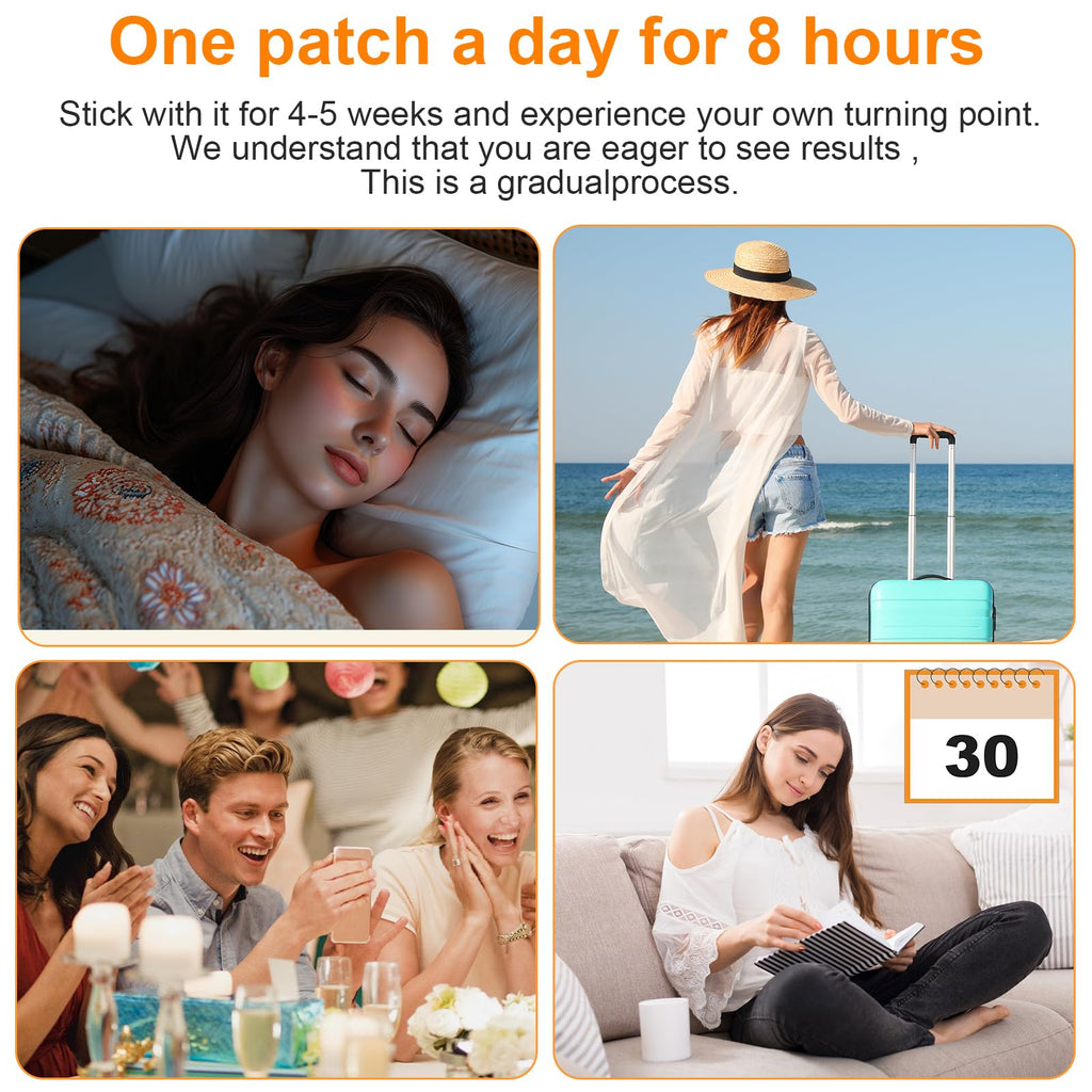 Mugwort Belly Patch for Men and Women with Natural Plant Extracts-Comfortable and Safe Belly Stickers-120Pcs,3.84oz