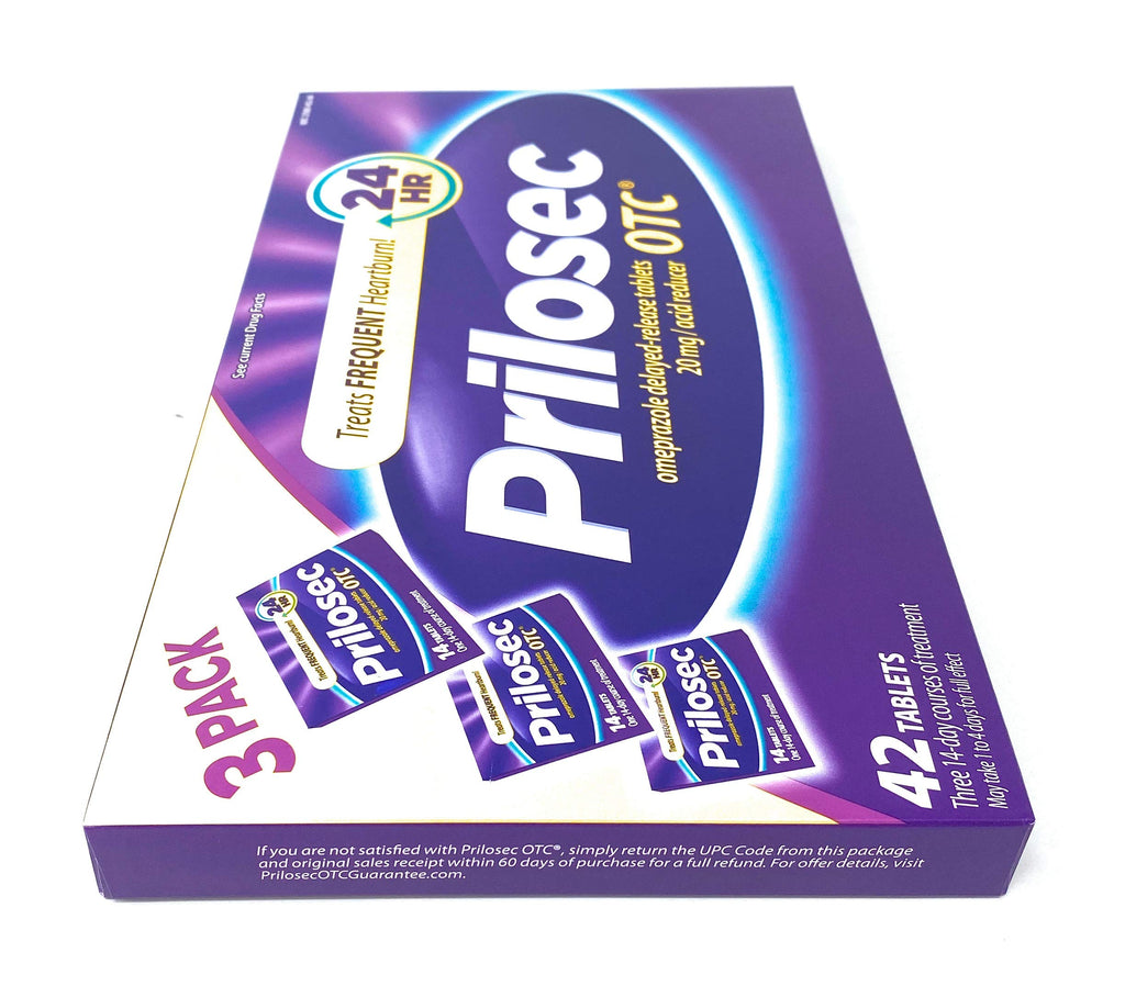 Prilosec OTC Acid Reducer, Delayed-Release Tablets, 2 Pack-84 Count