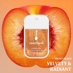 Touchland Power Mist Hydrating Hand Sanitizer Spray, JUICY Trio Set (Watermelon, Peach, Berry), 1 FL. OZ. Travel Size (Set of 3)