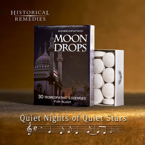 Historical Remedies Moon Drops Sleep Aid Lozenges (6 Pack) | Homeopathic Vanilla Flavor Supplement, Non-Habit Forming Vegan Glut