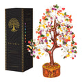 Chakra Tree - Chakra Crystals, Mix Crystal, Money Trees, Tree of Life Chakra, Balancing Tree, Crytals and Gemstones, Good Luck H