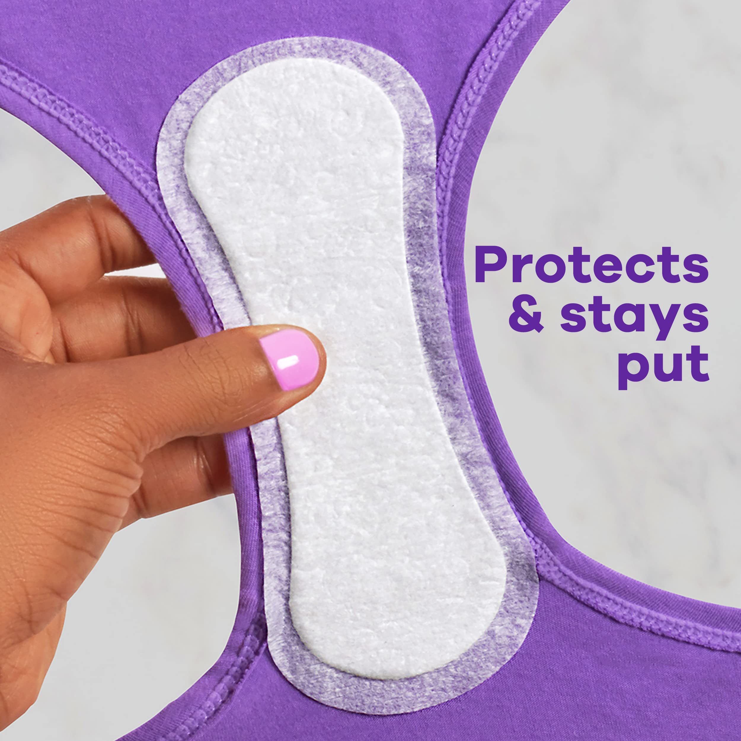 Always Thin No Feel Protection Daily Liners, Regular Absorbency, Unscented, 216 Count