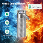 Opret Titanium Pill Container with Keychain & Necklace, Waterproof Pill Case for Emergency Aspirin & Nitroglycerin, Mini Pill Ho