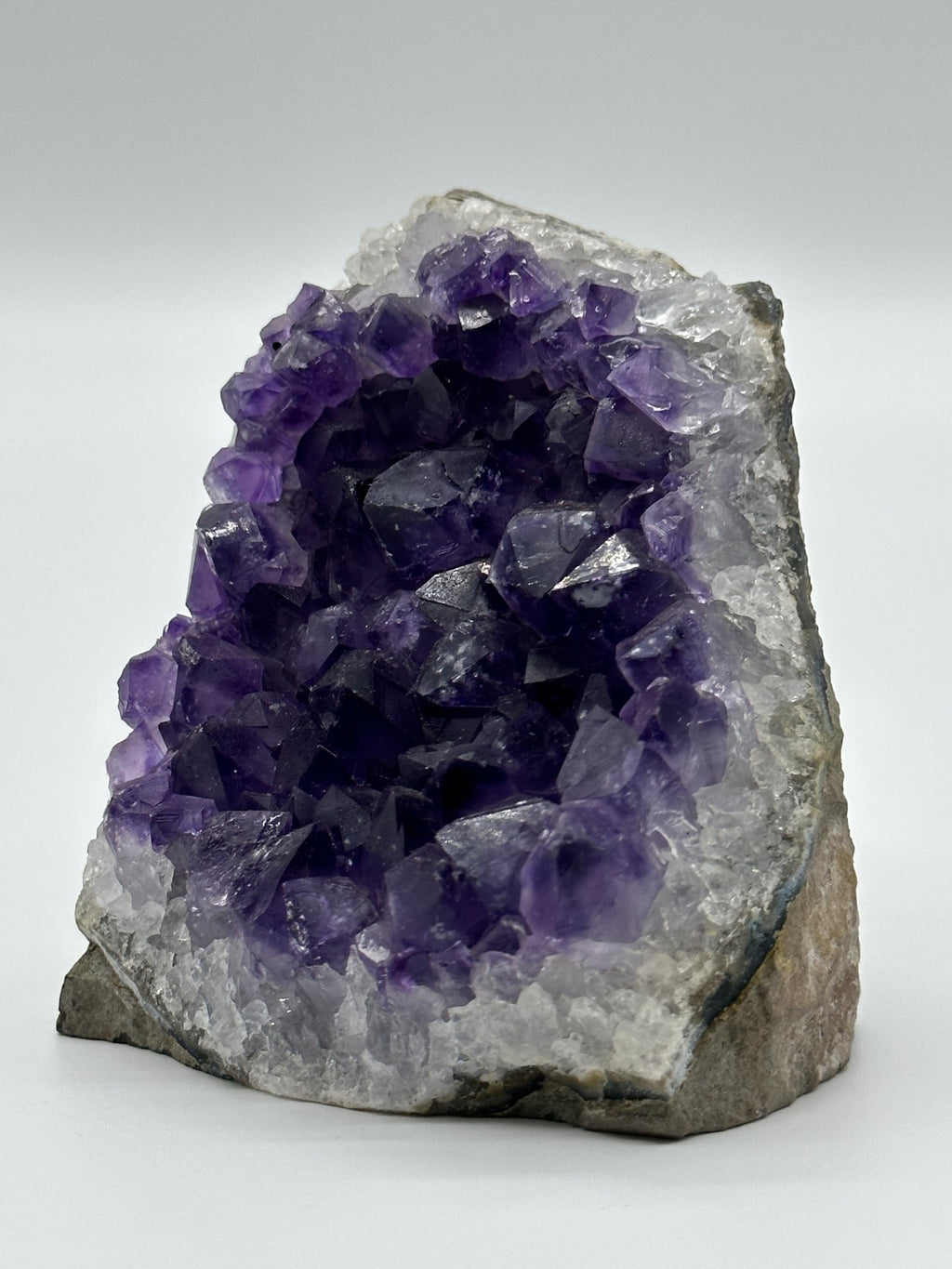 GAF TREASURES Uruguayan Deep Purple Amethyst Cluster, Amethyst Geode, Raw Amethyst, Amethyst Cathedral, Amethyst Druze (2-3 lb)